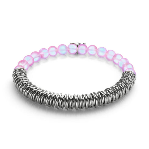 Lavande | Argent | Bracelet Mermaid Glass x Links of Love